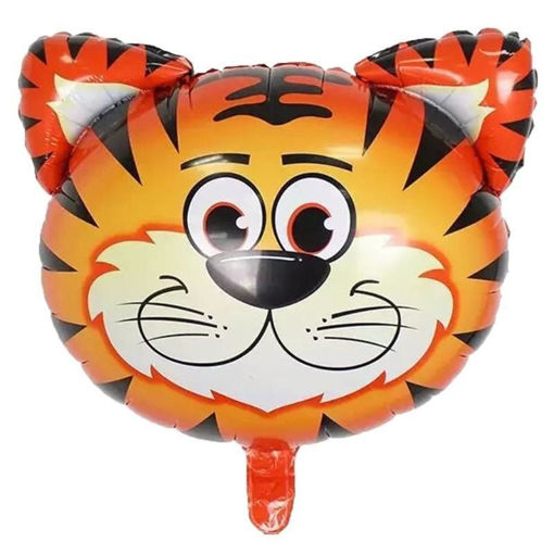 Picture of TIGER HEAD SHAPE FOIL BALLOON - 44x46cm